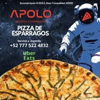 Pizza de espárragos
